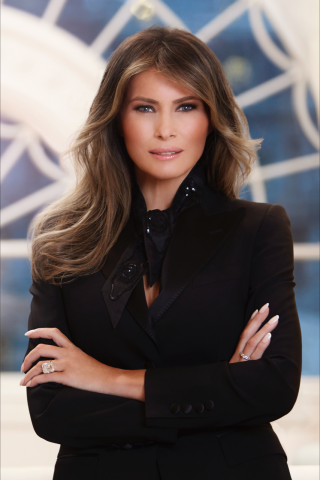Official Portrait of First Lady
Melania Trump